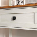 Farmhouse Style Console Table With 2 Drawers And Bottom Storage Shelf by HouseOfZazla