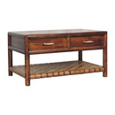 Regency - Woven Console Table With 2 Drawers - Brown by Unique Piece Furniture