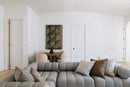 Jolie Textured Slub Stripe Pillow - 3 Sizes