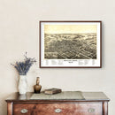 Vintage Map of Bowling Green, Ohio 1888