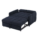 Loveseat Sofa Pull-Out Bed With Adjustable Backrest, 3 USB Ports And 2 Lumbar Pillows For Living Room by HouseOfZazla
