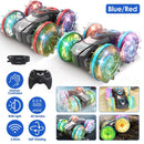 2 In 1 Amphibious RC Car Waterproof Stunt Car with Wrist Controller 4WD 360¡ Rotating Gesture Car with RGB Lights for Kids Aged 6+ Years Old Double-si