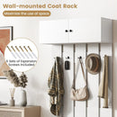 Entryway Wall Coat Rack Wall Mounted Coat Clothes Rack by LJGDeals