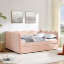 Full Size Cozy Gingham Daybed with Twin Size Trundle