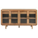 Middleton 4-door Sideboard Server with Dual Drawers Natural