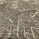 Vintage Map of Cleveland, Ohio 1887