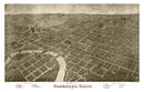 Vintage Map of Columbus, Ohio 1872