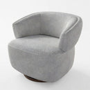 Swivel Barrel Accent Oversized Club Chair by HouseOfZazla