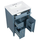 Bathroom Vanity With Sink, Soft Closing Cabinet