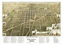 Vintage Map of Galion, Ohio 1891