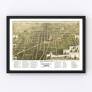 Vintage Map of Galion, Ohio 1891