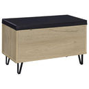 Clackamas - 2 Door Storage Bench With Padded Seat