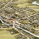 Vintage Map of Garrettsville, Ohio 1883