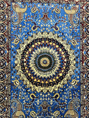 Hand-Knotted Parak Rug – Sky Blue, 40” x 60” | Afghan Wool Rug