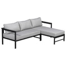 U_style Outdoor L-Shaped Sofa with Iron Frame,Weather-Resistant Patio Sofa Set with Ultra-Thick Cushions,Comfortable Seating for 3,Ideal for Patio, Balcony,and Garden by Montret