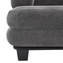 Oversized Chaise Lounge Sofa Bed with Deep Seat and Layered Armrests by HouseOfZazla