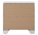 Contemporary Nightstand - Silver Champagne - Particle Board