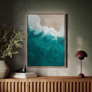 Aerial Drift Over Turquoise Tide