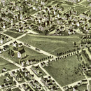 Vintage Map of Martin's Ferry, Ohio 1899