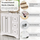 Bathroom Vanity With Sink, Soft-Close Doors, Adjustable U-Shelf, 3 Drawers by HouseOfZazla