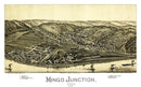 Vintage Map of Mingo Junction, Ohio 1899