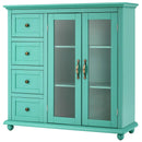 Buffet Sideboard Table Kitchen Storage Cabinet with Drawers and Doors by LJGDeals
