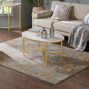 Bordeaux - Coffee Table - White / Gold by Unique Piece Furniture