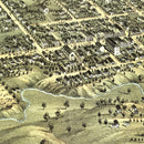 Vintage Map of Norwalk, Ohio 1870