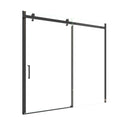 Mod Semi-Frameless Sliding Bathtub Door in Matte Black