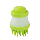 Practical Design Multifunctional Pets Scrub Buster Soft Silicone Dog Washing Brush Built-in Shampoo Reservoir