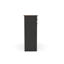 Double Tilt Out Trash Cabinet With Hideaway Drawer And Barn Door Style by HouseOfZazla