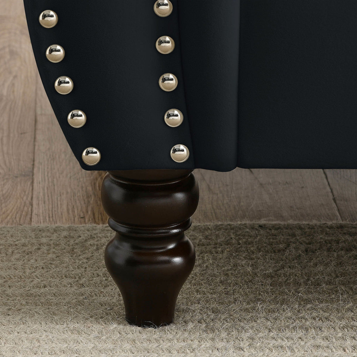 Chesterfield Sofa With Rolled Arms And Nailhead Trim, photo 13 of 40