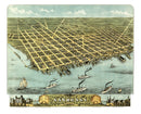 Vintage Map of Sandusky, Ohio 1870