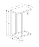 Accent Table, C - Shaped, Space-Saving Functionality