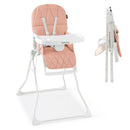 Easy Clean Compact Highchair with Removable Adjustable Tray and PU Seat Cushion by LJGDeals