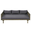 Claremont - 3 Seater Daybed Teak Acacia Wood Water Resistant Cushions