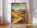 Winding Trail Through Golden Desert