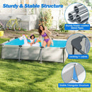 690/978/1158/1617 Gal Outdoor Family Swimming Pool with Metal Frame by LJGDeals