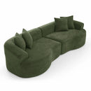 4 Seater Curved Cloud Sectional Sofa by Unique Piece Furniture