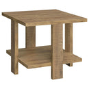 Square End Table - Mango Color by HouseOfZazla