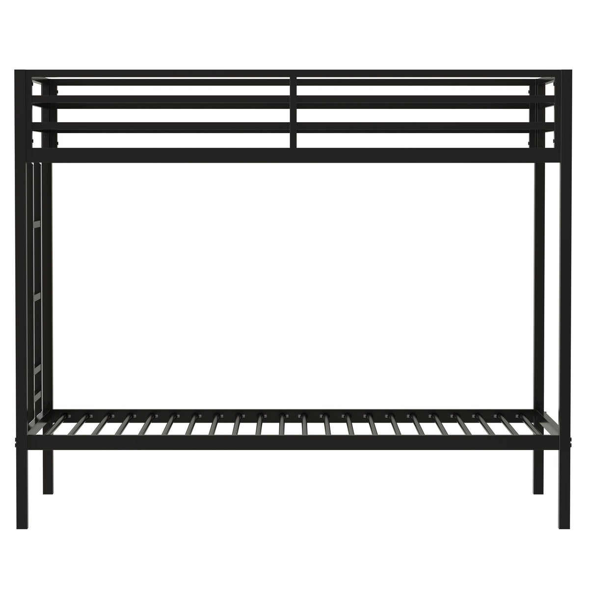 Adam - Twin Over Twin Bunk Bed - Black, photo 2 of 11