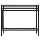 Adam - Twin Over Twin Bunk Bed - Black