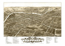 Vintage Map of Yougstown, Ohio 1882