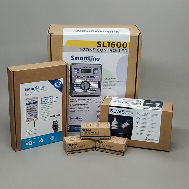 WEATHERMATIC SmartLink 16 Station Indoor/Outdoor Controller M1NA Aircard SL1616 Bundle (New)