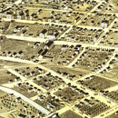 Vintage Map of Lafayette, Indiana 1868