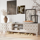 Media Console With 4 Drawers And Cable Management by Unique Piece Furniture