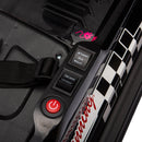 6V Kids Ride on Electric Go Kart Bumper Car W/Parents Remote Control,Three Speed Adjustable,LED Lights,Horn,Bluetooth,Player&360Spin,Vehicle body with Anti-collision padding for 18m+.