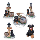 Puppy Dog Solar Planter Outdoor Statue by HouseOfZazla