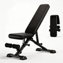 Adjustable Weight Bench with Resistance Bands