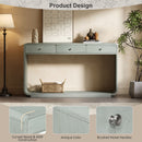Console Table With 3 Drawers And Display Shelf by HouseOfZazla